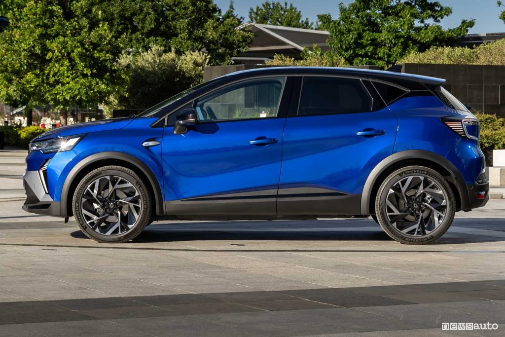 Renault Captur E-Tech hybrid Esprit-Alpine laterale