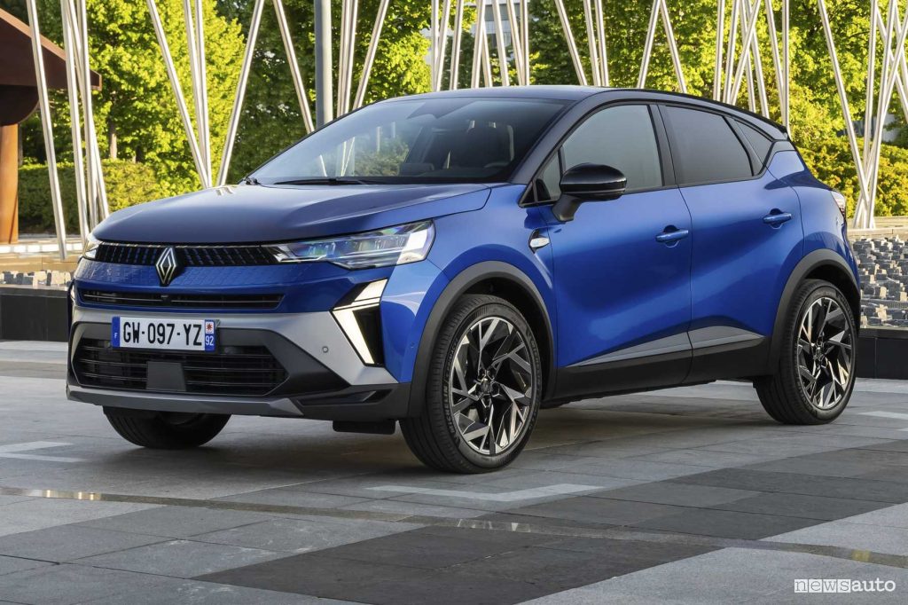 Renault Captur E-Tech hybrid Esprit-Alpine anteriore 3/4