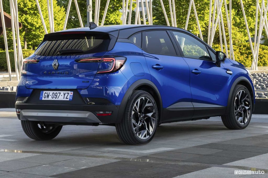 Renault Captur E-Tech hybrid Esprit-Alpine posteriore 3/4