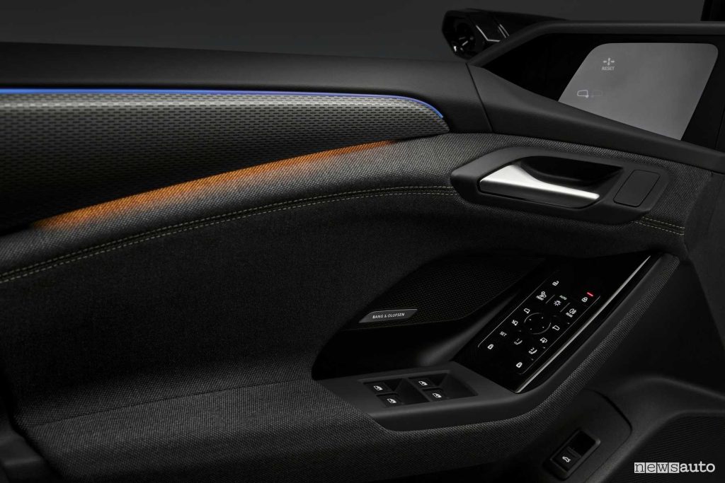 Audi A6 Sportback e-tron performance luci ambiente