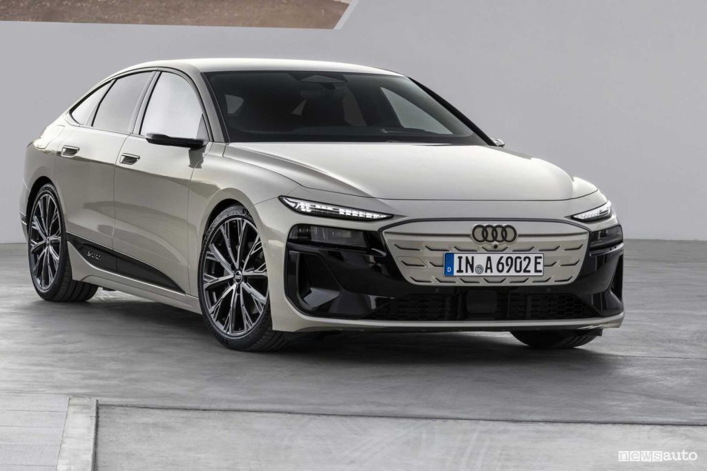 Audi A6 Sportback e-tron performance anteriore 3/4