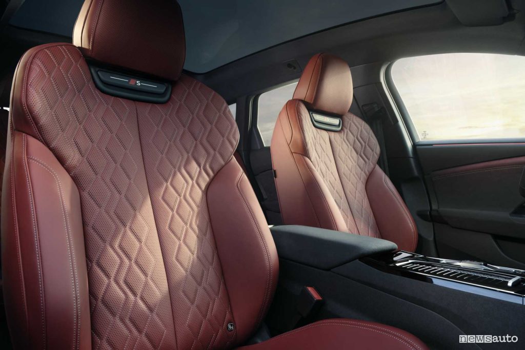 Audi S6 Avant e-tron sedili abitacolo