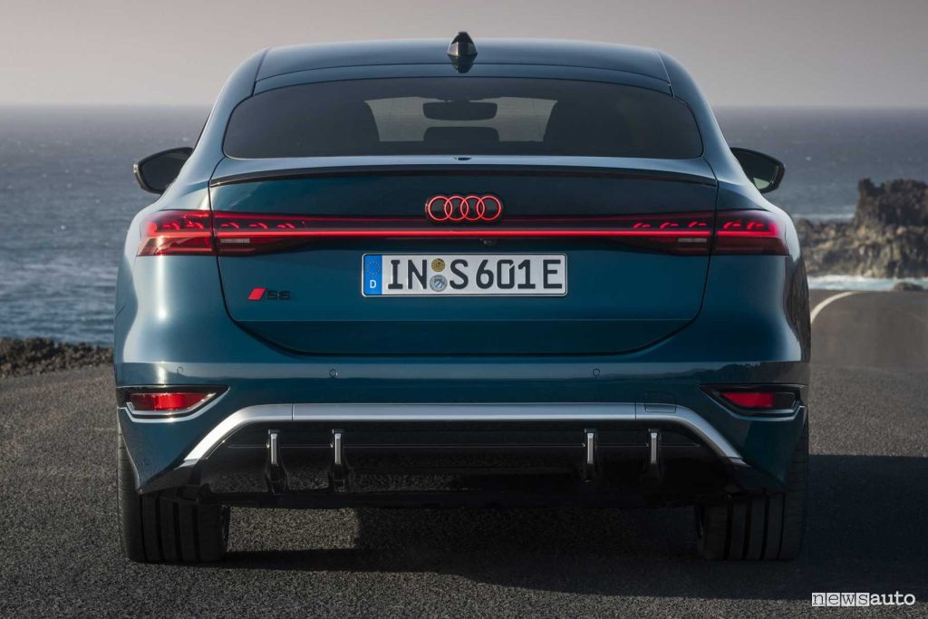 Audi S6 Sportback e-tron posteriore
