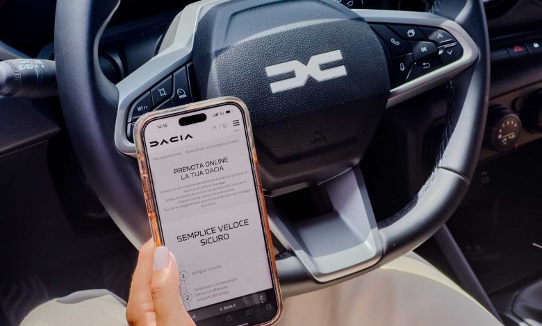 Come prenotare un'auto nuova online con Dacia