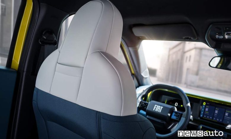 Fiat Grande Panda schienale sedili anteriori