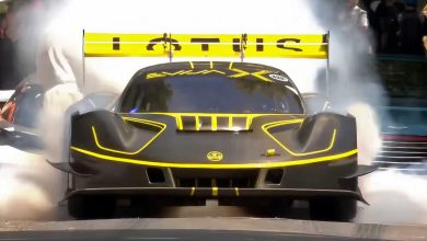 Incidente a Goodwood Lotus elettrica