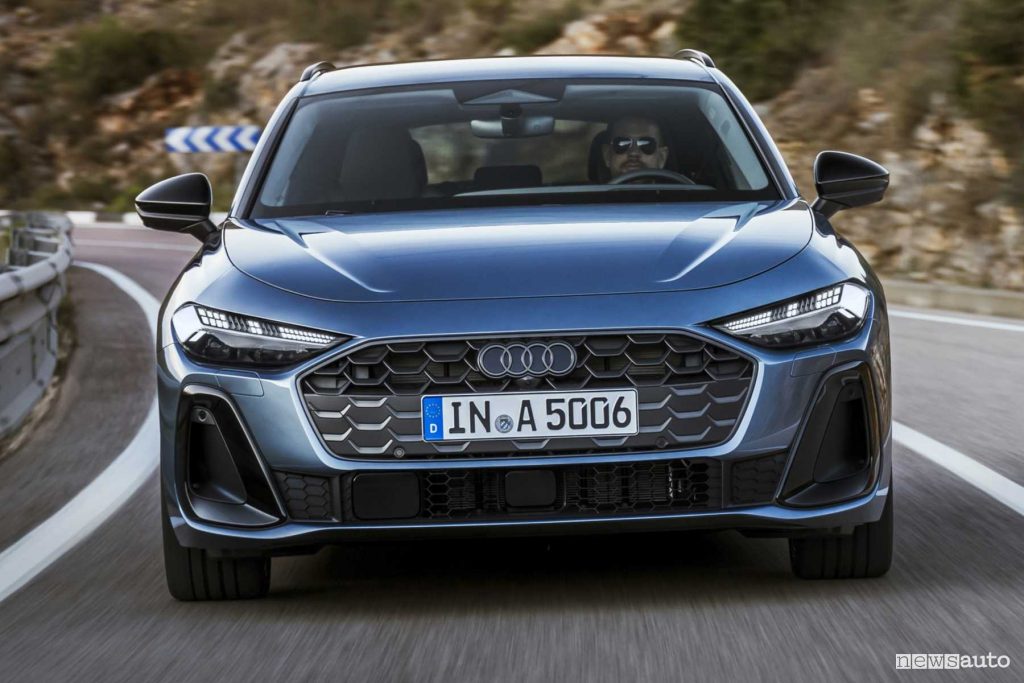 Nuova Audi A5 Avant su strada