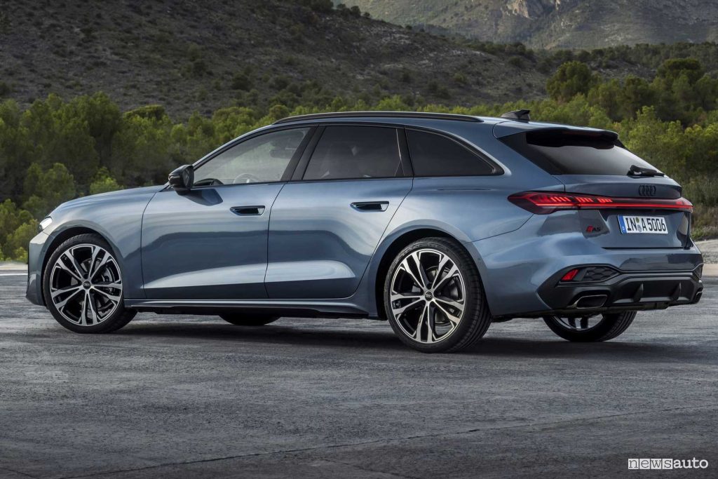 Nuova Audi A5 Avant posteriore 3/4