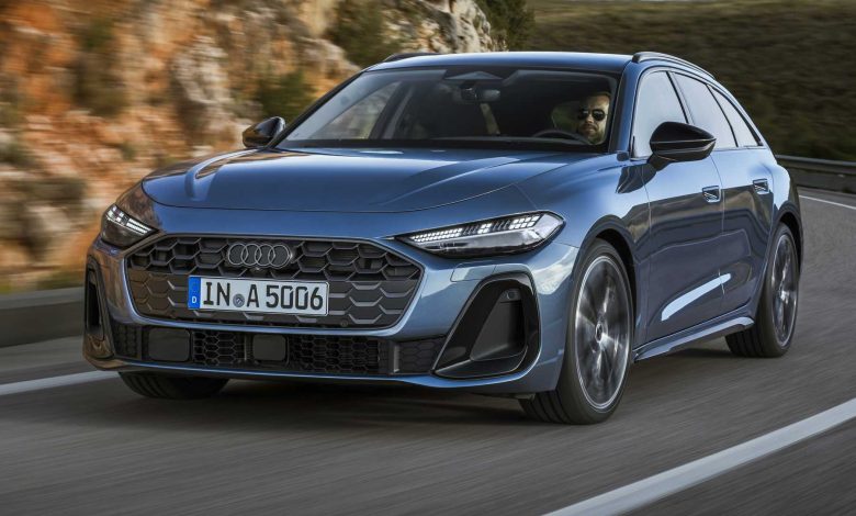 Nuova Audi A5 Avant su strada