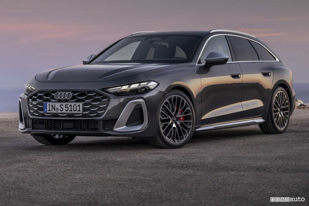 Nuova Audi S5 Avant anteriore 3/4