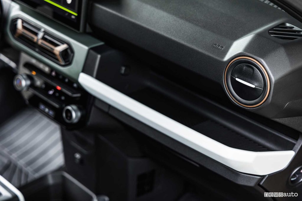 Nuova Dacia Spring bocchette aria abitacolo