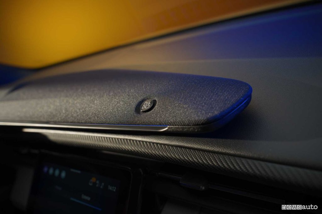 Nuova Ford Capri sistema audio B&O
