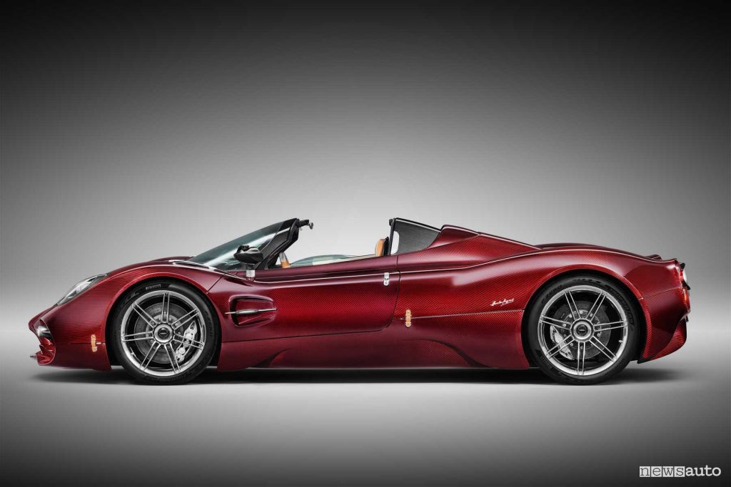 Pagani Utopia Roadster laterale