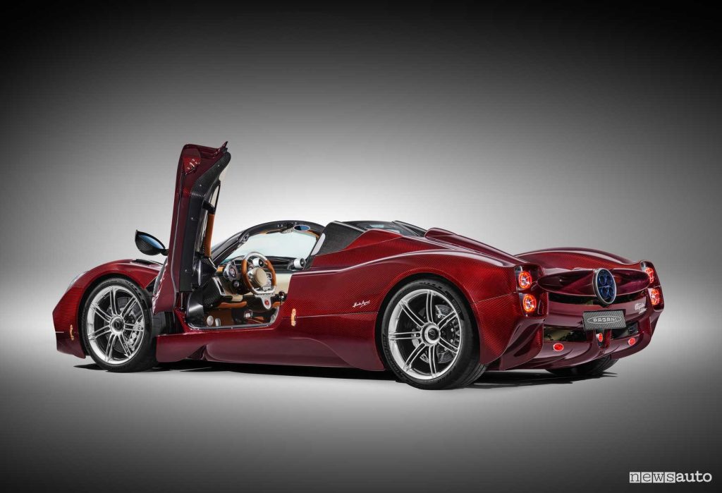 Pagani Utopia Roadster posteriore 3/4