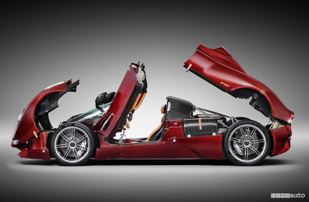 Pagani Utopia Roadster apertura totale