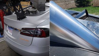 Tesla model S, installazione del motore diesel