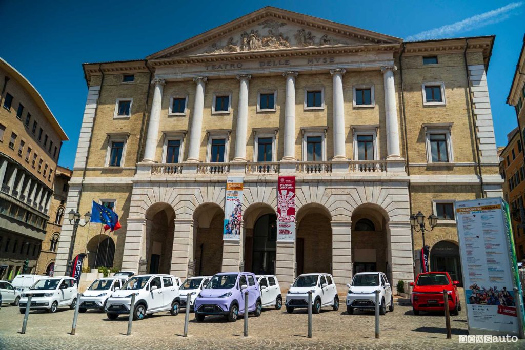 Test drive Desner Jinpeng XY Teatro delle Muse ad Ancona