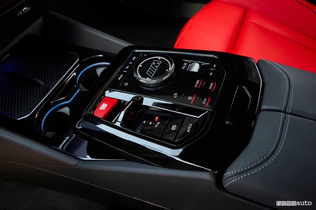 BMW M5 Touring comandi console centrale