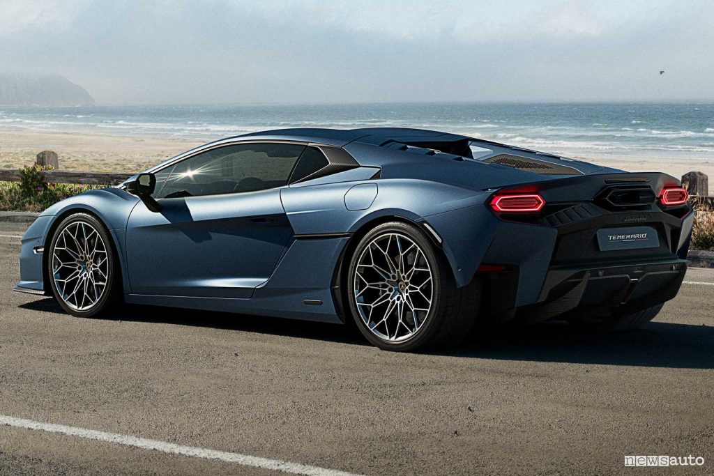 Lamborghini Temerario posteriore 3/4