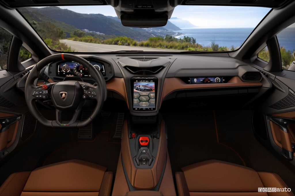 Lamborghini Temerario plancia abitacolo