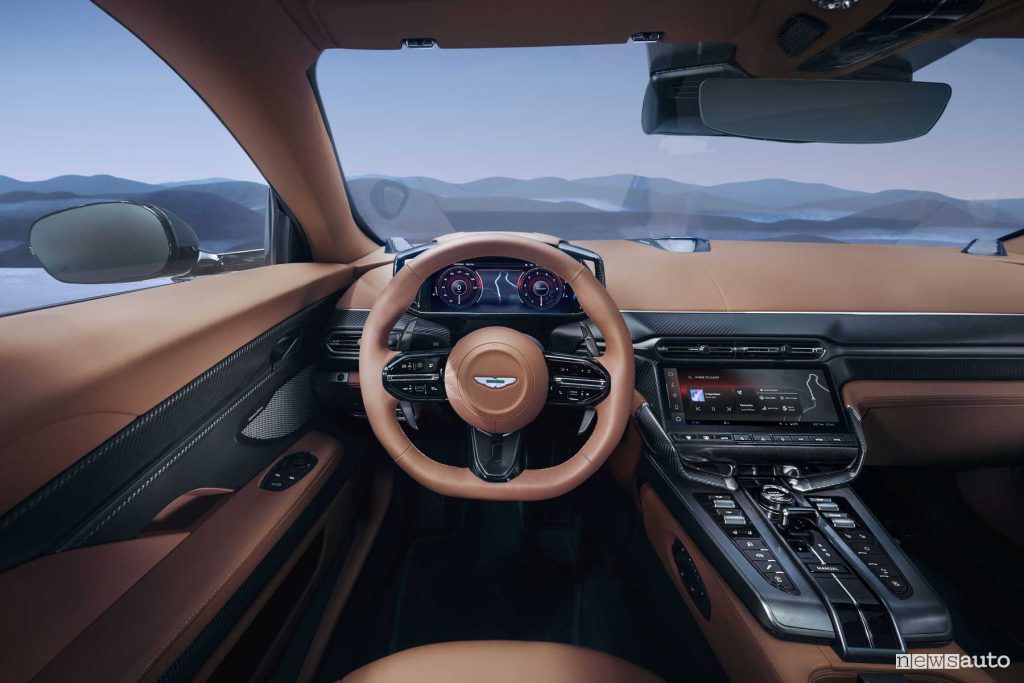 Aston Martin Vanquish plancia abitacolo