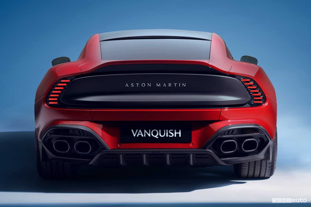 Aston Martin Vanquish posteriore