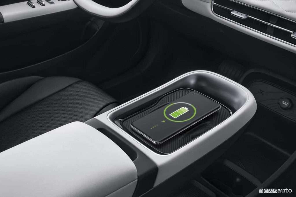 Dongfeng Box vano per la ricarica wireless smartphone