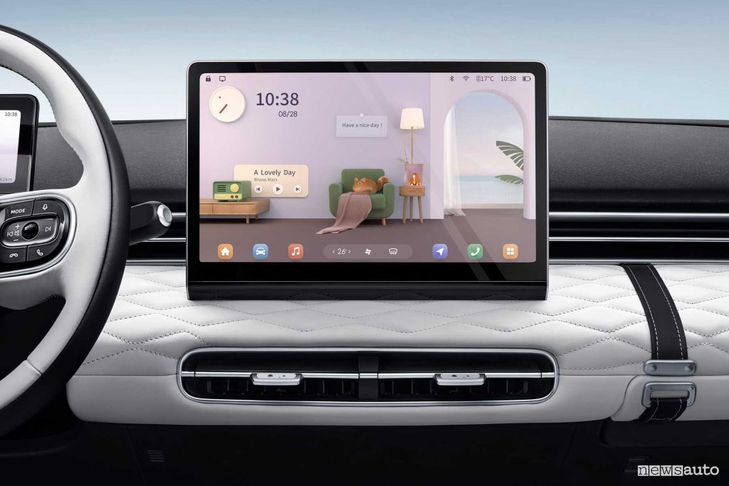 Dongfeng Box display infotainment abitacolo