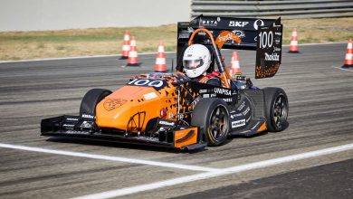 Formula SAE Italy 2024 monoposto in pista
