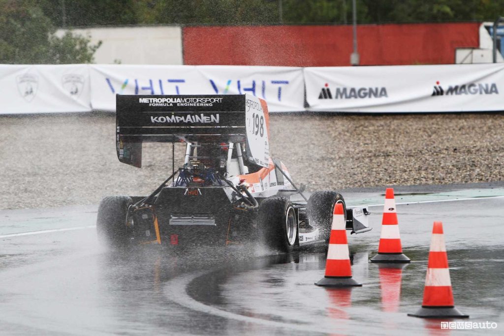 Formula SAE Italy 2024 monoposto in pista