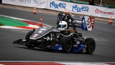 Formula SAE Italy 2024 monoposto in pista