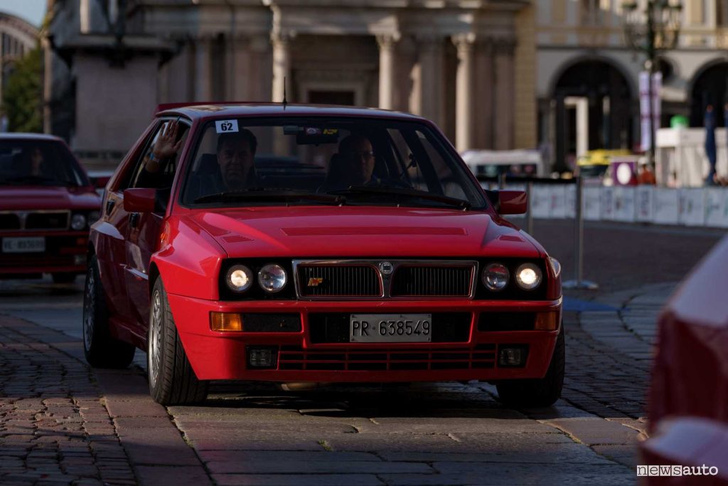 Raduno Lancia Delta Amiki Miei con Miky Biasion al Salone Auto Torino