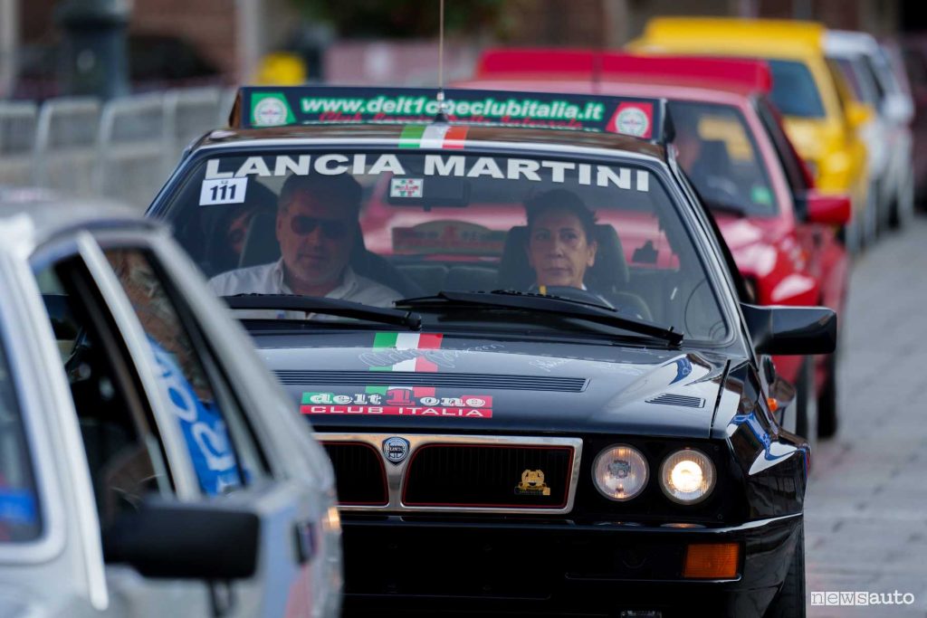 Raduno Lancia Delta Amiki Miei con Miky Biasion al Salone Auto Torino