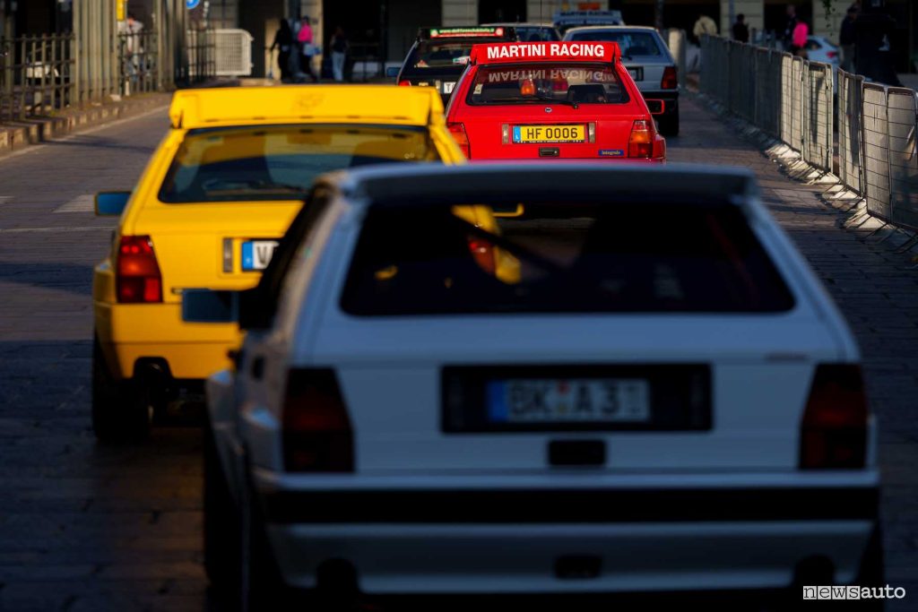 Raduno Lancia Delta Amiki Miei con Miky Biasion al Salone Auto Torino