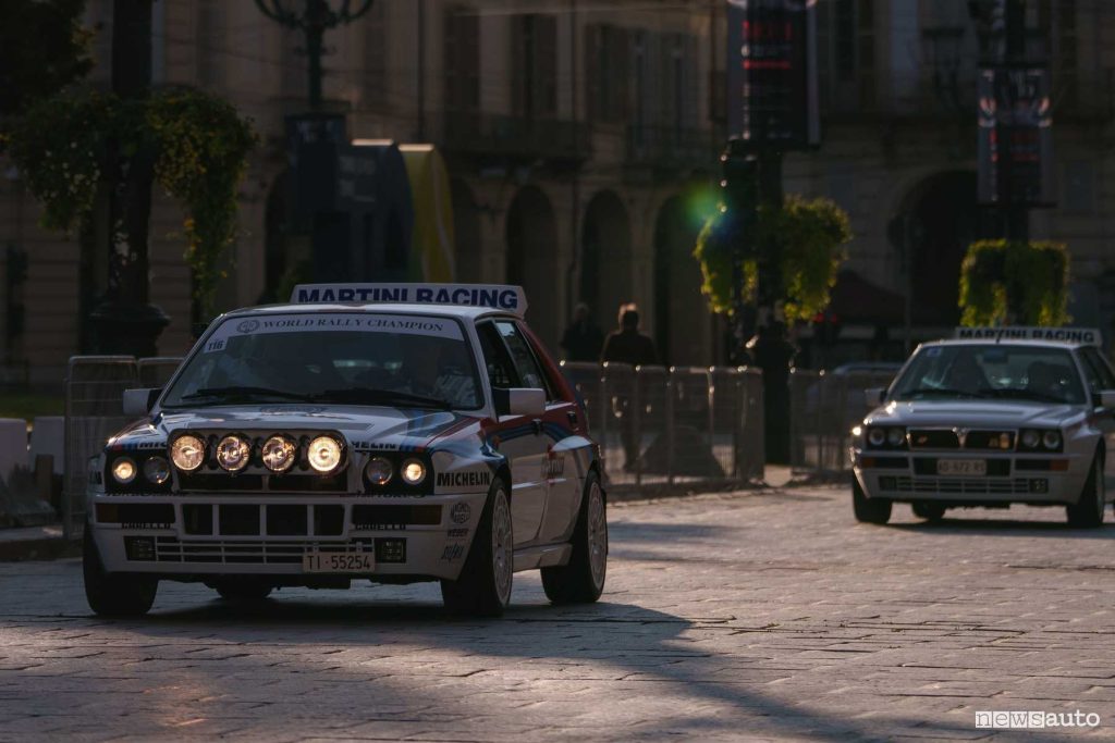 Raduno Lancia Delta Amiki Miei con Miky Biasion al Salone Auto Torino