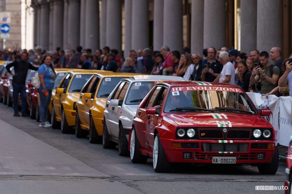 Raduno Lancia Delta Amiki Miei con Miky Biasion al Salone Auto Torino