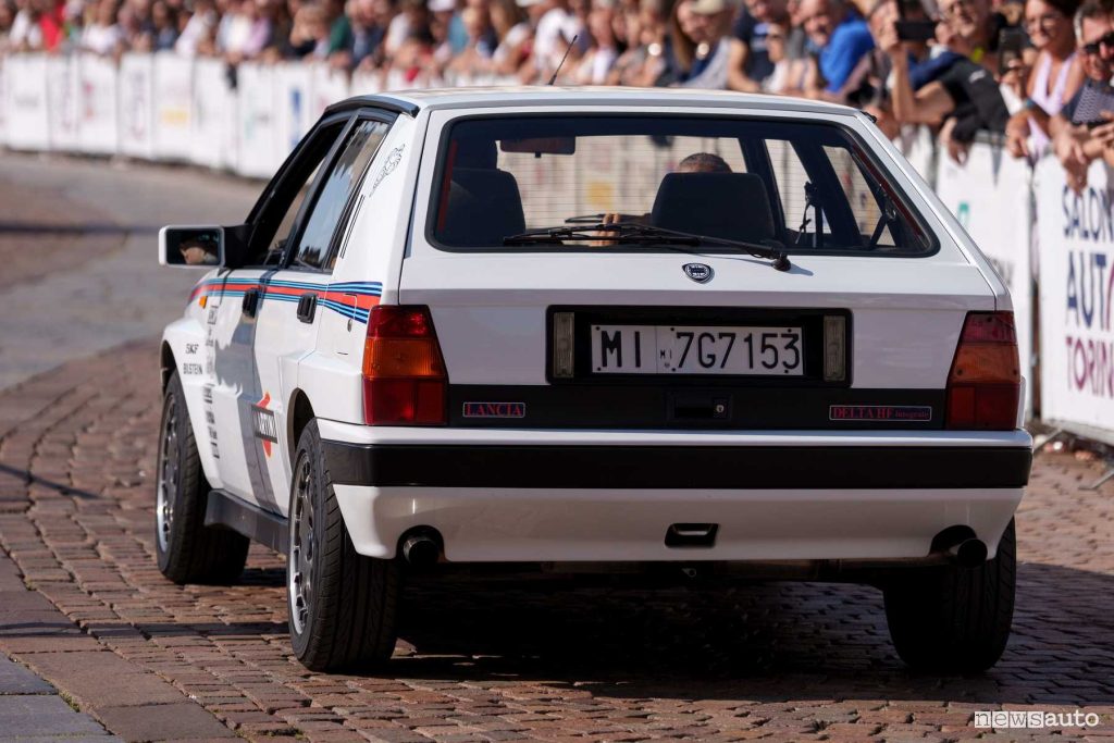 Raduno Lancia Delta Amiki Miei con Miky Biasion al Salone Auto Torino