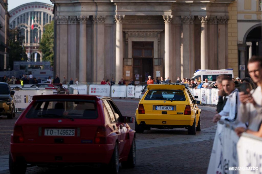 Raduno Lancia Delta Amiki Miei con Miky Biasion al Salone Auto Torino