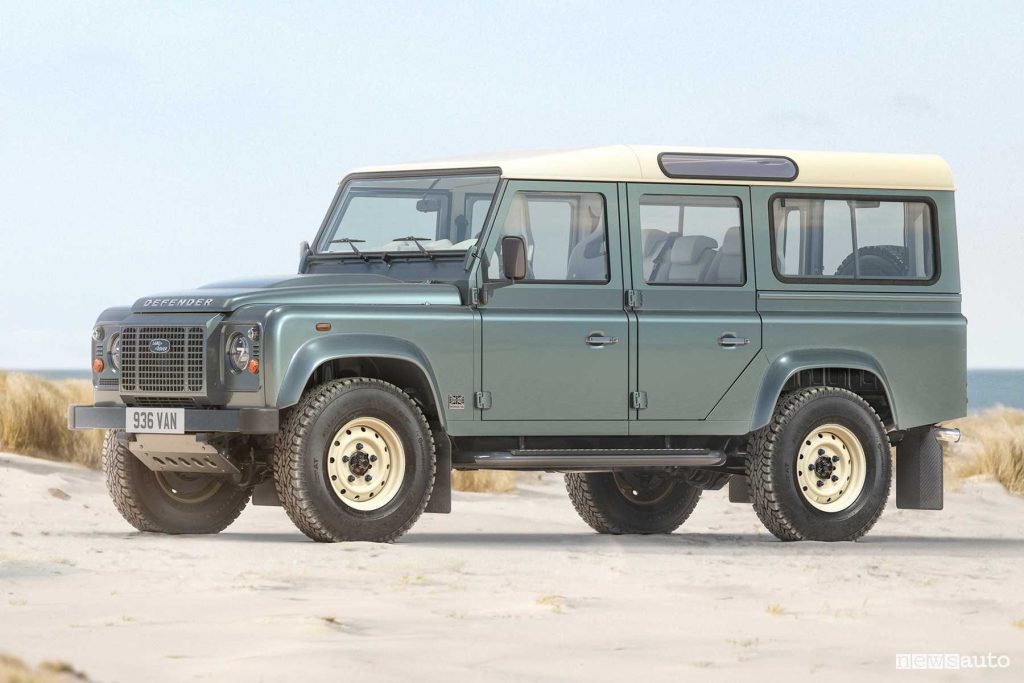 Land Rover Defender 110 V8 by Works Bespoke anteriore 3/4