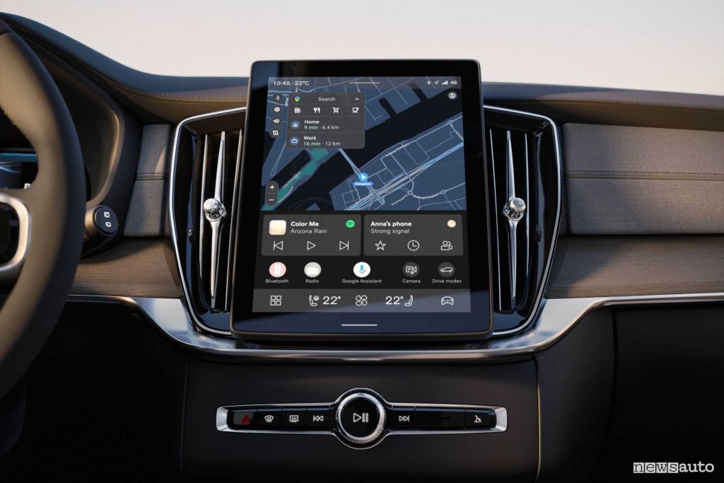 Volvo XC90 2025 display infotainment da 11,2 pollici