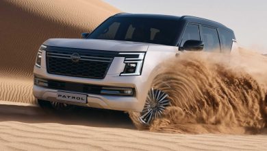 Nuovo Nissan Patrol off road nel deserto