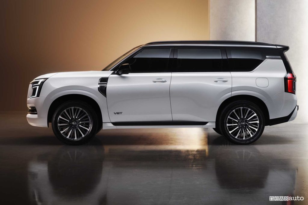 Nuovo Nissan Patrol laterale
