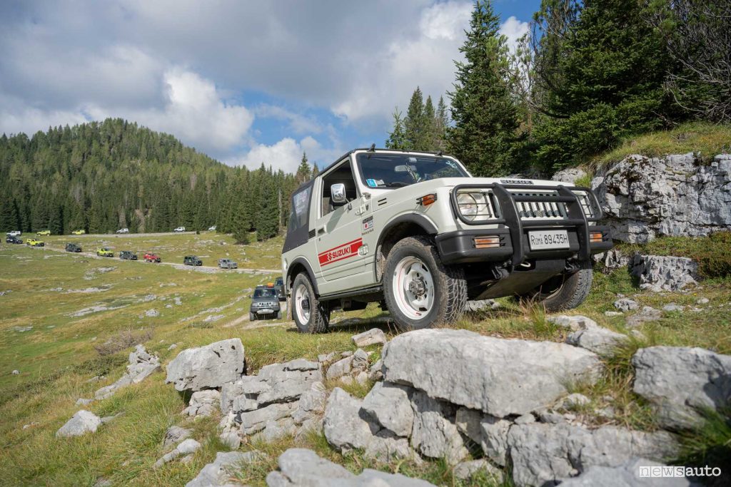 Raduno Suzuki 4x4 2024 nell'Altopiano dei Sette Comuni
