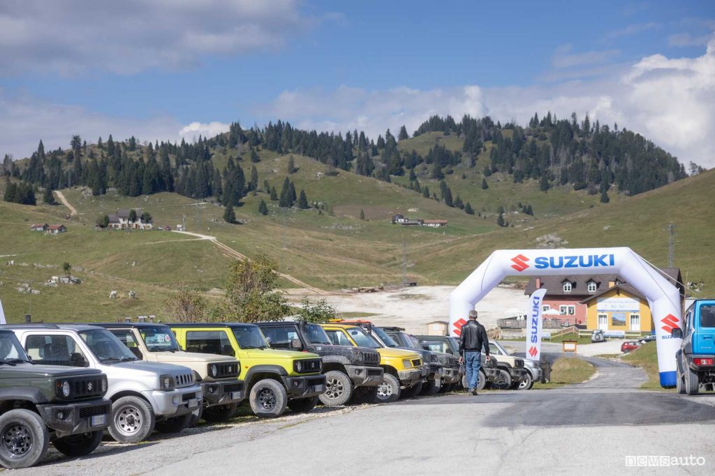 Raduno Suzuki 4x4 2024 nell'Altopiano dei Sette Comuni