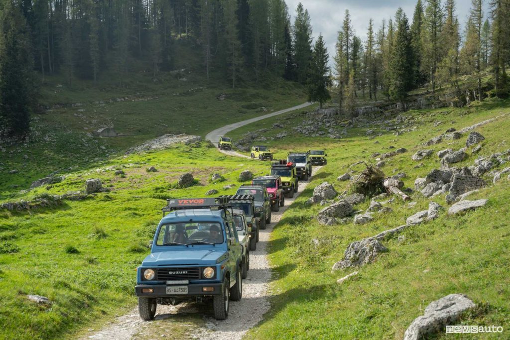 Raduno Suzuki 4x4 2024 nell'Altopiano dei Sette Comuni
