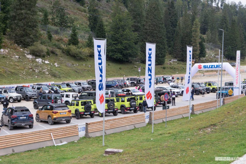 Raduno Suzuki 4x4 2024 nell'Altopiano dei Sette Comuni