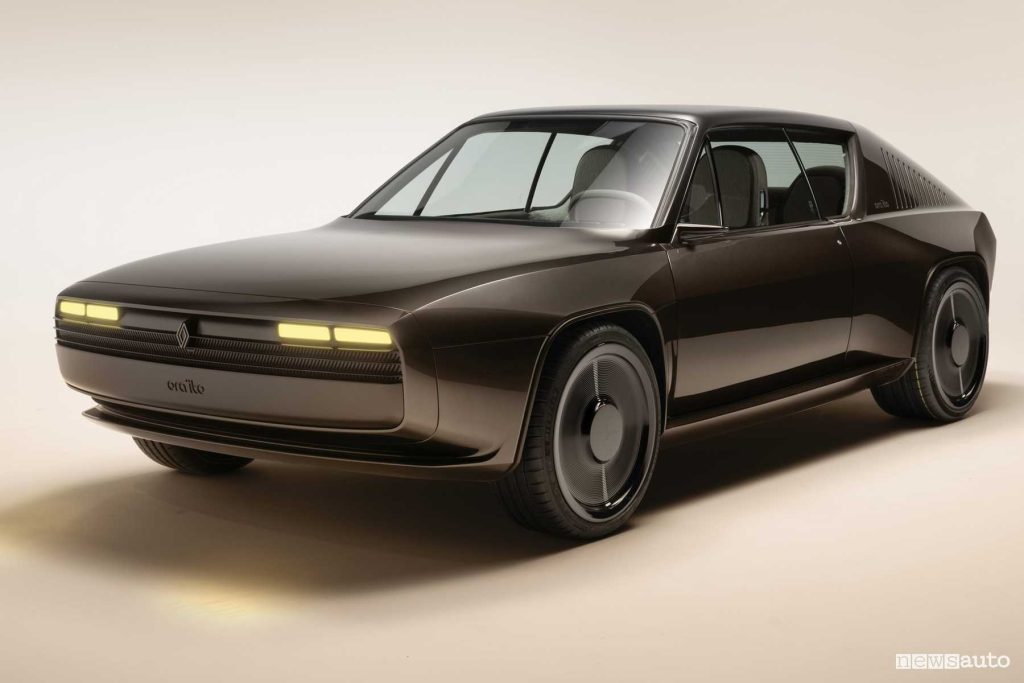 Renault R17 electric restomod anteriore 3/4