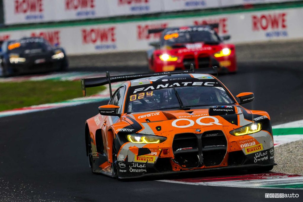 Vincitori del team OQ by Oman Racing BMW M4 GT3 alla 3 Ore Monza 2024 Fanatec GT World Challenge Europe