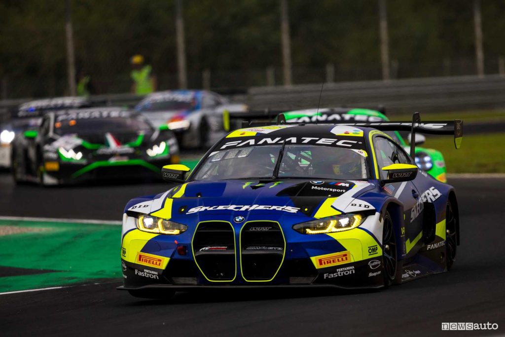 Valentino Rossi in pista a Monza per il Fanatec GT World Challenge Europe