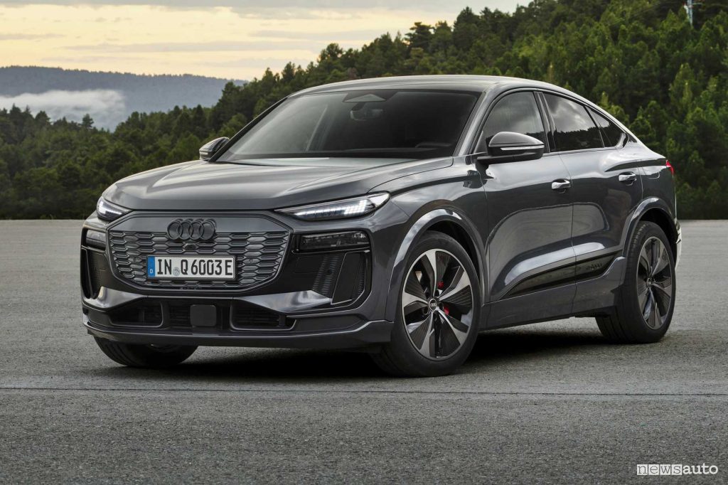 Audi Q6 Sportback e-tron anteriore 3/4